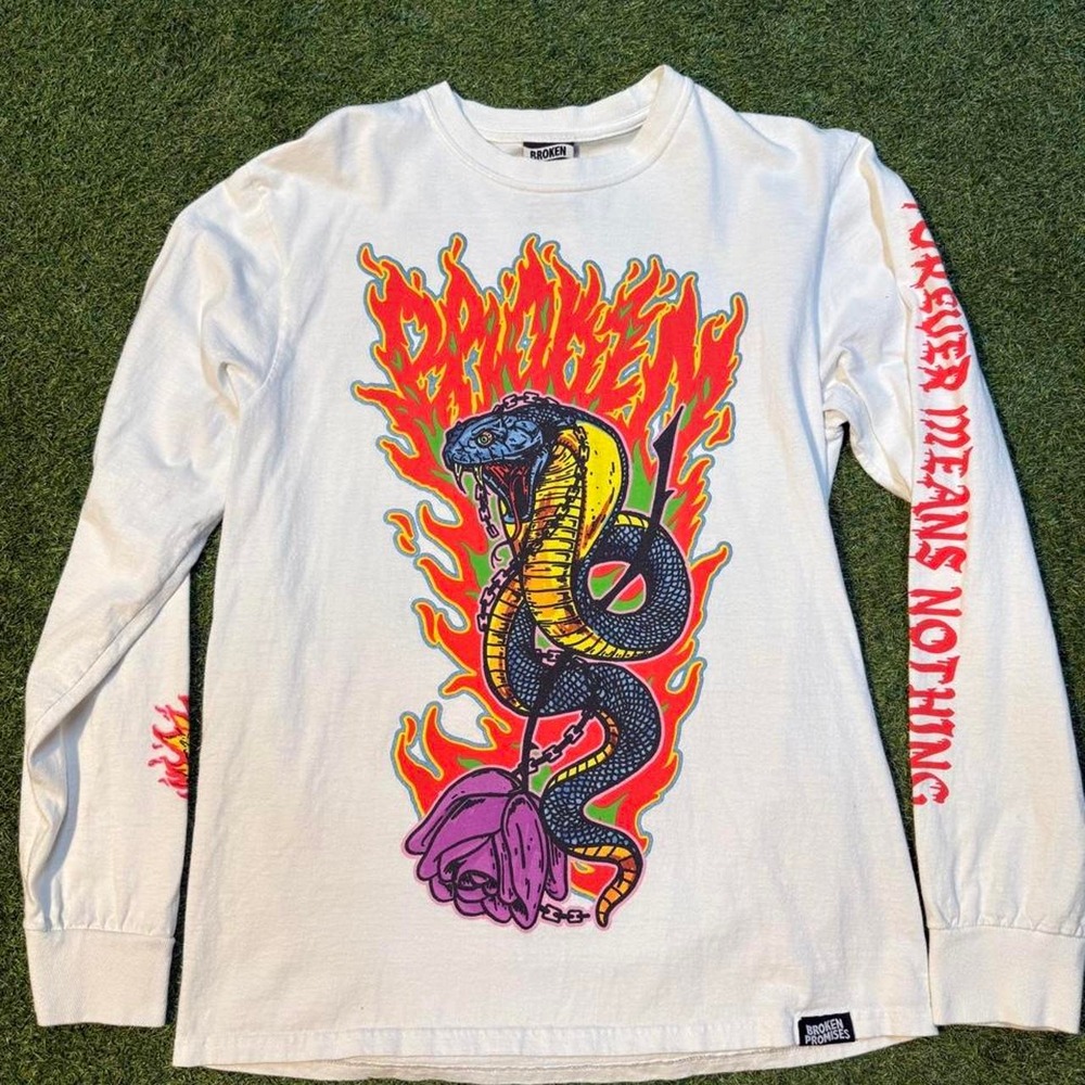 Broken Promises Long Sleeve Graphic Tee